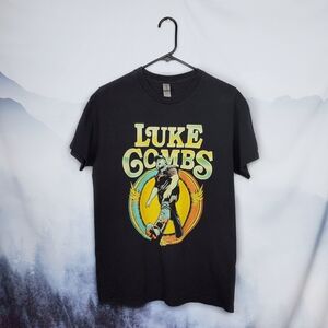 Luke Combs 2022 Stadium Tour Graphic Band Tee Adult Medium